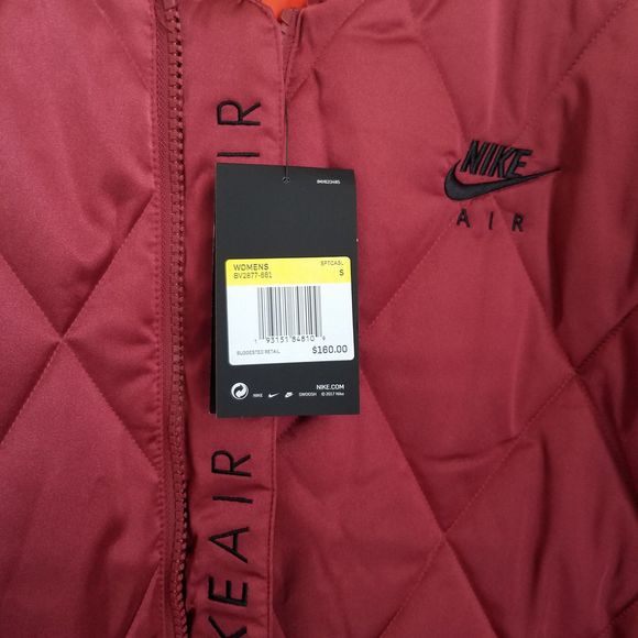 SOLD! NIKE Air Satin Fill Bomber Jacket NWT - Picture 10 of 12